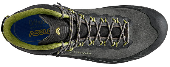 Ботинки мужские Asolo Eldo Mid Lth GV MM Graphite/Green Oasis - Фото 7 большая
