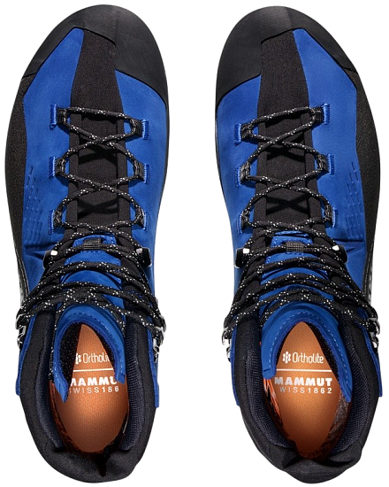 Ботинки мужские Mammut Kento Guide II High Gtx Dark Glacier Blue/Black - Фото 4 большая
