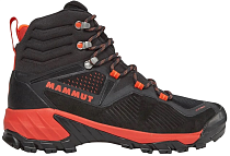 Ботинки мужские Mammut Sapuen High Gtx Black/Hot Red