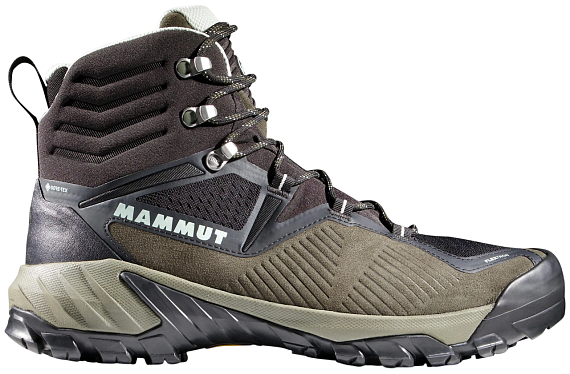 Ботинки мужские Mammut Sapuen High Gtx Dark Iguana/Black - Фото 1 большая