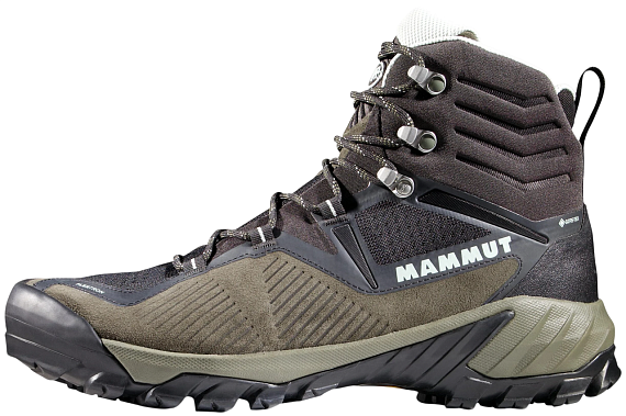 Ботинки мужские Mammut Sapuen High Gtx Dark Iguana/Black - Фото 6 большая