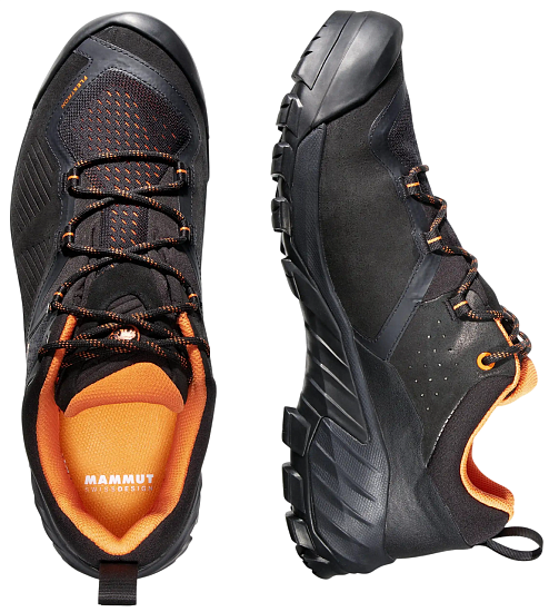 Ботинки мужские Mammut Sapuen Low Gtx Black/Dark Steel - Фото 4 большая