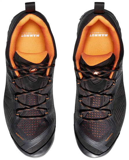Ботинки мужские Mammut Sapuen Low Gtx Black/Dark Steel - Фото 5 большая
