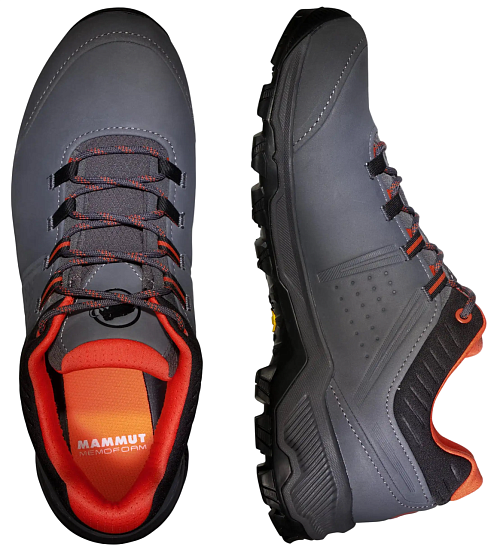 Ботинки мужские Mammut Mercury IV Low Gtx Titanium/Hot Red - Фото 5 большая