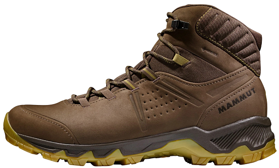 Ботинки мужские Mammut Mercury IV Mid Gtx Moor/Amber Green - Фото 2 большая