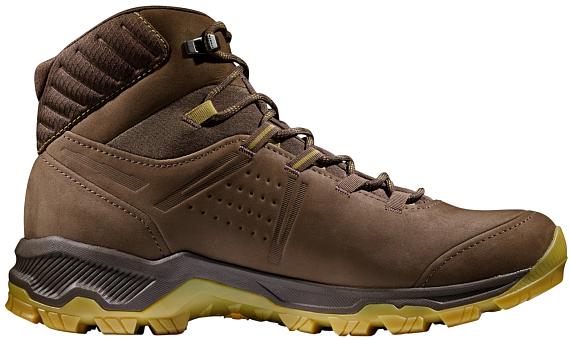Ботинки мужские Mammut Mercury IV Mid Gtx Moor/Amber Green - Фото 3 большая