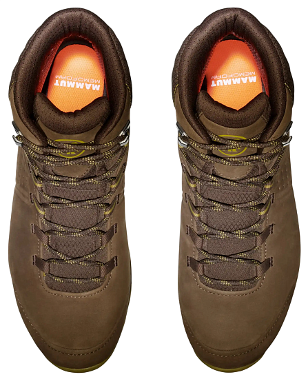 Ботинки мужские Mammut Mercury IV Mid Gtx Moor/Amber Green - Фото 4 большая