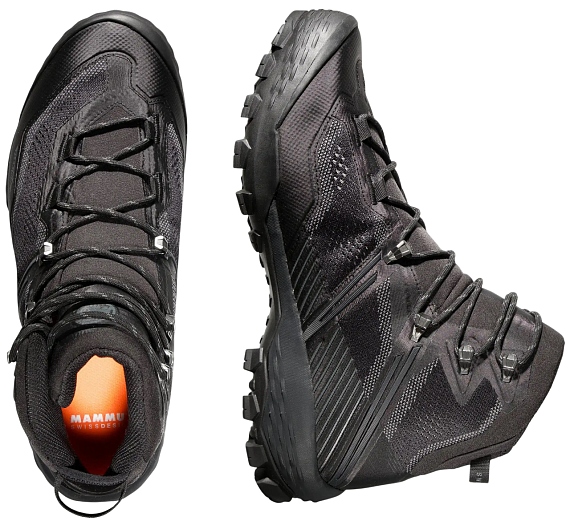Ботинки мужские Mammut Ducan II High Gtx Black - Фото 4 большая