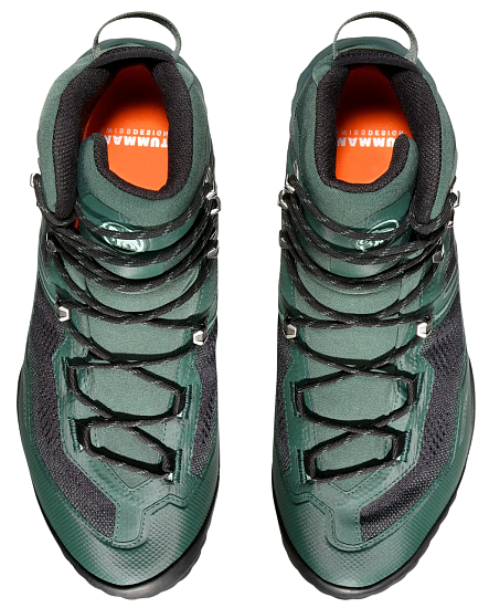 Ботинки мужские Mammut Ducan II High Gtx Deep Jade/Black - Фото 4 большая
