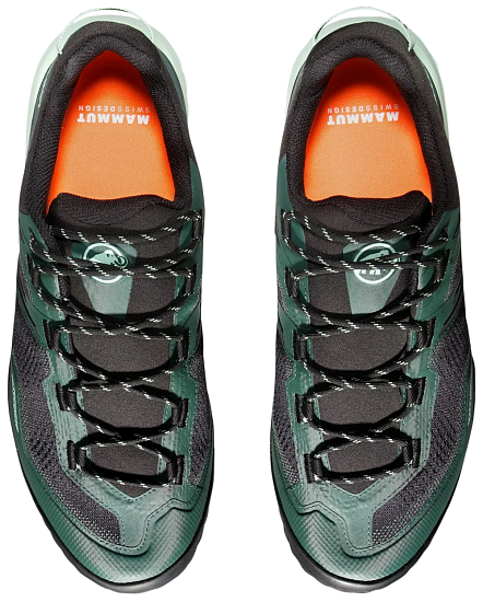 Ботинки мужские Mammut Ducan II Low Gtx Deep Jade/Black - Фото 4 большая