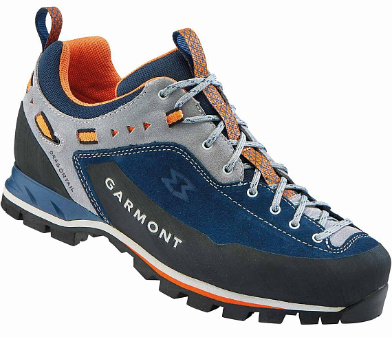 Ботинки мужские Garmont Dragontail MNT GTX Dark Blue/Orange - Фото 3 большая