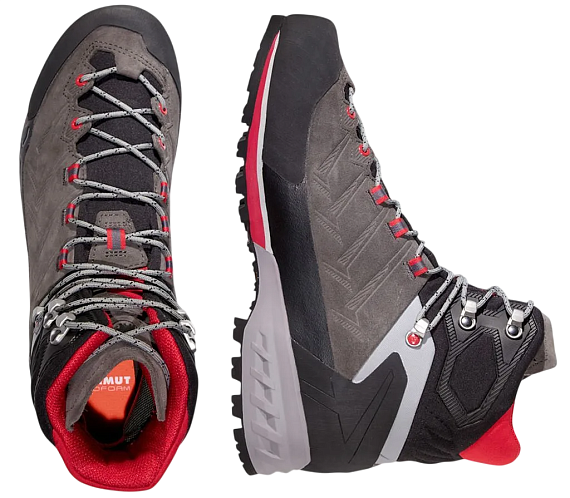 Ботинки мужские Mammut Kento Tour High Gtx Dark Titanium/Dark Spicy - Фото 2 большая