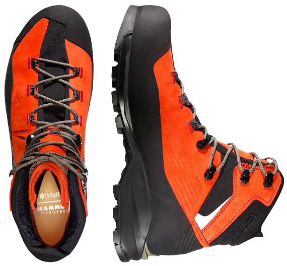Ботинки мужские Mammut Kento Guide II High Gtx Mammut Red/Black - Фото 4 большая