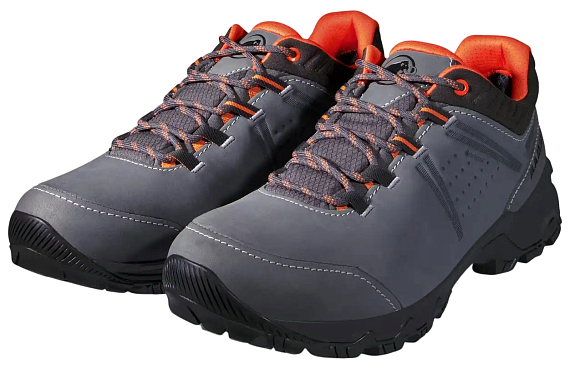 Ботинки мужские Mammut Mercury IV Low Gtx Titanium/Hot Red - Фото 2 большая