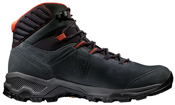 Ботинки мужские Mammut Mercury IV Mid Gtx Black/Hot Red - Фото 6 большая