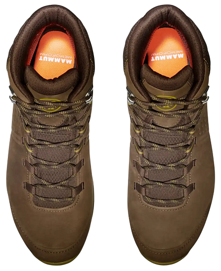Ботинки мужские Mammut Mercury IV Mid Gtx Moor/Amber Green - Фото 2 большая