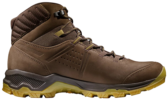 Ботинки мужские Mammut Mercury IV Mid Gtx Moor/Amber Green - Фото 6 большая