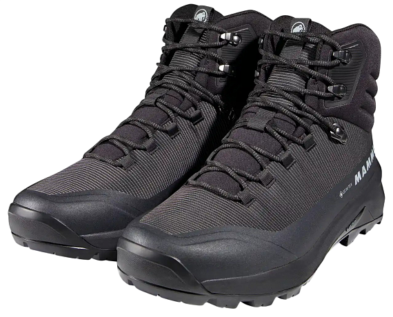Ботинки мужские Mammut Ducan III High Gtx Black - Фото 2 большая