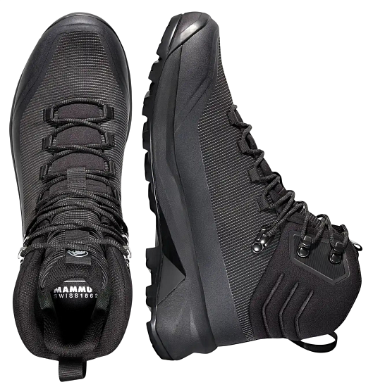 Ботинки мужские Mammut Ducan III High Gtx Black - Фото 4 большая