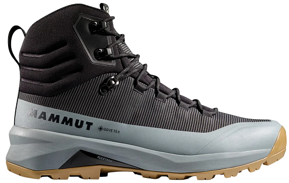 Ботинки мужские Mammut Ducan III High Gtx Black/Platinum - Фото 1 большая
