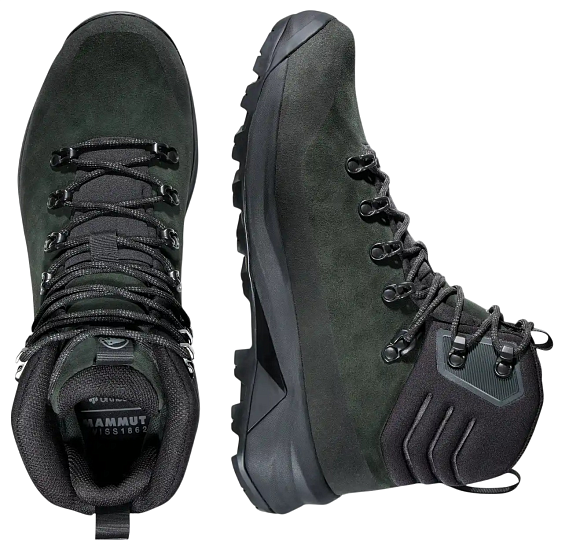 Ботинки мужские Mammut Ducan III High Lth Gtx Gabbro/Black - Фото 3 большая