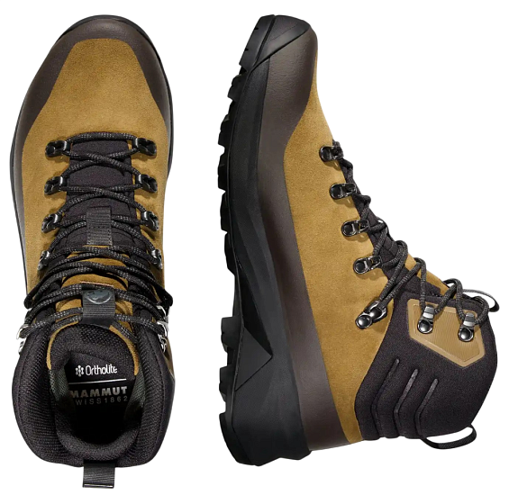 Ботинки мужские Mammut Ducan III High Lth Gtx Moor/Black - Фото 3 большая