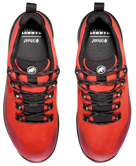 Ботинки мужские Mammut Ducan III Low Lth Gtx Mammut Red/Black - Фото 4 большая