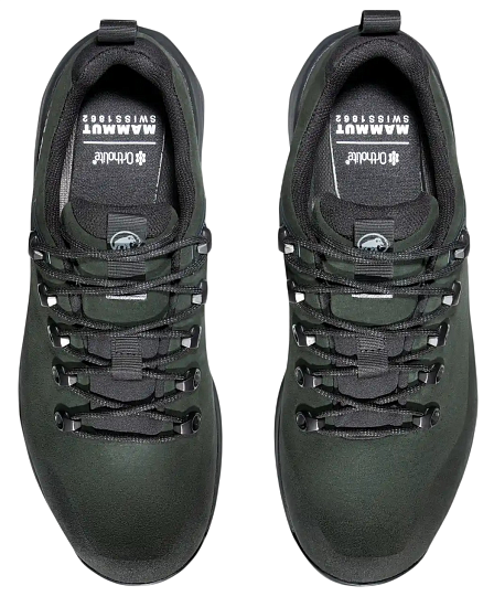Ботинки мужские Mammut Ducan III Low Lth Gtx Gabbro/Black - Фото 2 большая