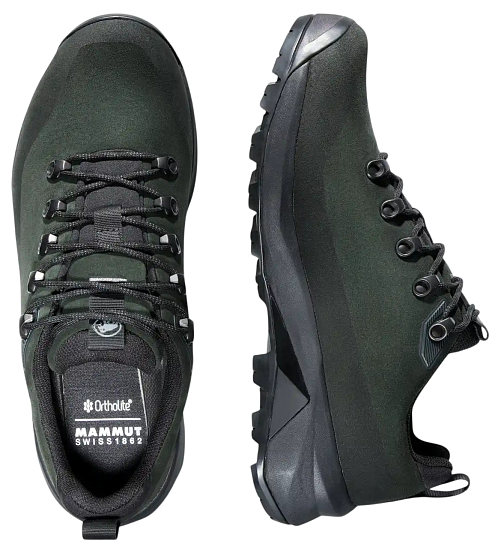 Ботинки мужские Mammut Ducan III Low Lth Gtx Gabbro/Black - Фото 3 большая