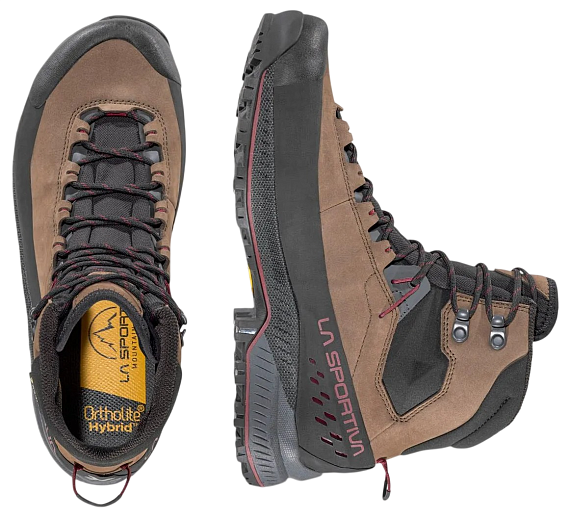 Ботинки мужские La Sportiva TX5 Evo Mid Gtx Mocha/Redwood - Фото 4 большая