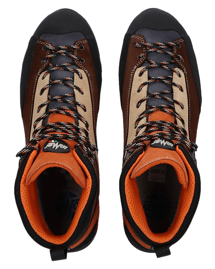 Ботинки мужские Lomer Badia High Mtx Chocolate/Brick - Фото 3 большая