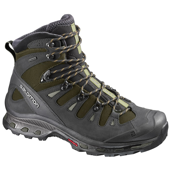 Ботинки мужские Salomon Quest 4D 2 GTX Iguana Green/Asphalt/Dark Titanium - Фото 1 большая