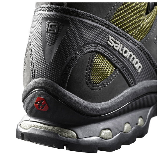 Ботинки мужские Salomon Quest 4D 2 GTX Iguana Green/Asphalt/Dark Titanium - Фото 3 большая