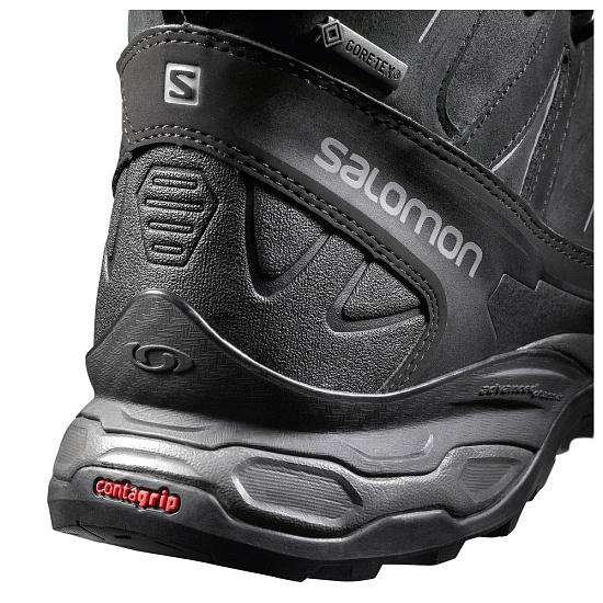 Ботинки мужские Salomon X Ultra Trek GTX Black/Autobahn - Фото 4 большая