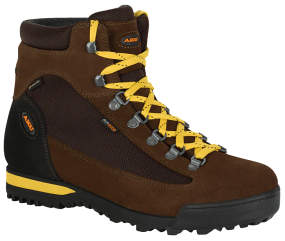 Ботинки мужские AKU Slope Micro Gtx Darkbrown/Mustard - Фото 2 большая