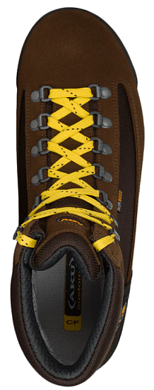 Ботинки мужские AKU Slope Micro Gtx Darkbrown/Mustard - Фото 5 большая