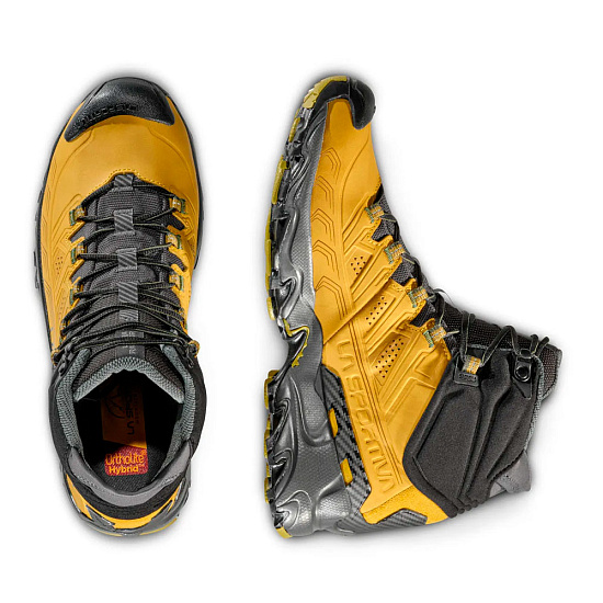 Ботинки мужские La Sportiva Ultra Raptor II Mid Leather Gtx Savana/Alpine - Фото 3 большая