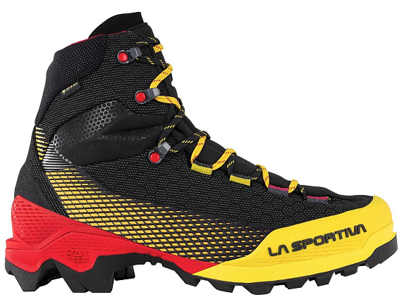 Ботинки La Sportiva Aequilibrium ST GTX Black/Yellow - Фото 2 большая