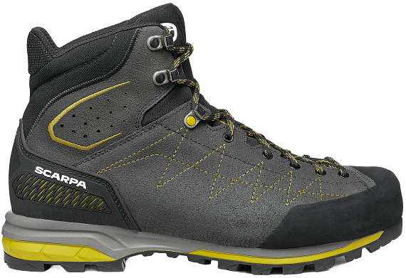 Ботинки мужские Scarpa Zodiac Trk Gtx Anthracite/Sulphur - Фото 1 большая