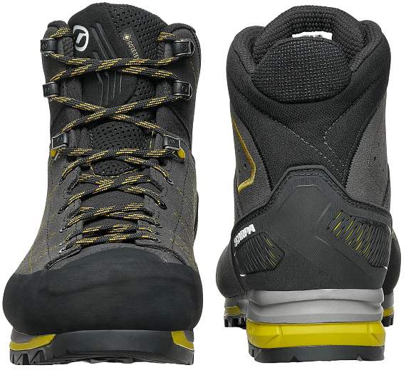 Ботинки мужские Scarpa Zodiac Trk Gtx Anthracite/Sulphur - Фото 3 большая