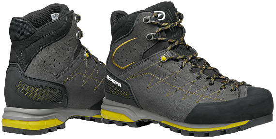 Ботинки мужские Scarpa Zodiac Trk Gtx Anthracite/Sulphur - Фото 6 большая
