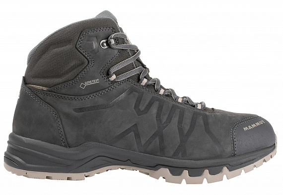 Ботинки мужские Mammut Mercury III Mid GTX Graphite/Taupe - Фото 1 большая