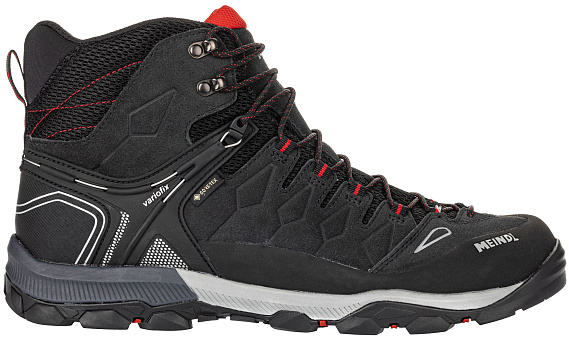 Ботинки мужские Meindl Tereno Mid GTX Schwarz/Rot - Фото 1 большая