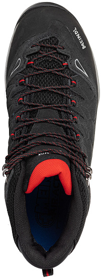 Ботинки мужские Meindl Tereno Mid GTX Schwarz/Rot - Фото 2 большая