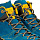 Ботинки La Sportiva Boulder X Mid Gtx Blue/Yellow - Фото 9 малая