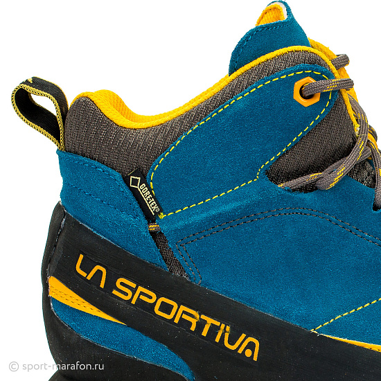 Ботинки La Sportiva Boulder X Mid Gtx Blue/Yellow - Фото 5 большая