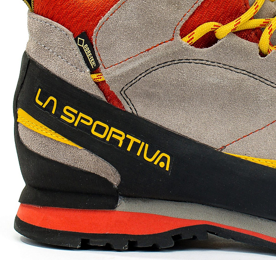 Ботинки мужские La Sportiva Boulder X Mid GTX Grey/Red - Фото 6 большая