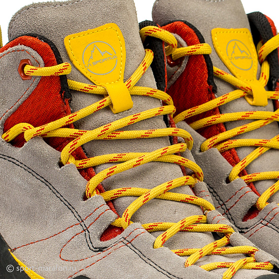 Ботинки мужские La Sportiva Boulder X Mid GTX Grey/Red - Фото 8 большая