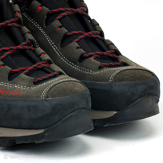 Ботинки мужские La Sportiva Trango Trek Micro Evo GTX Anthracite/Red - Фото 7 большая