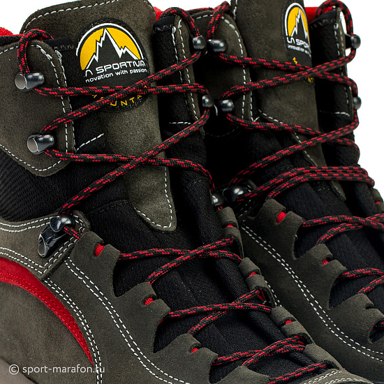 Ботинки мужские La Sportiva Trango Trek Micro Evo GTX Anthracite/Red - Фото 8 большая